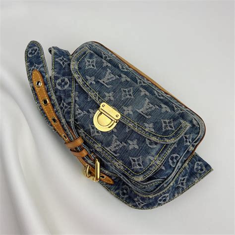 vintage denim lv bag|lv denim bum bag.